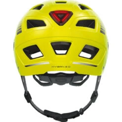 Casque Abus Hyban 2.0 - Signal Jaune -Vélo Accessoires Soldes Boutique casque abus hyban 20 signal jaune 2