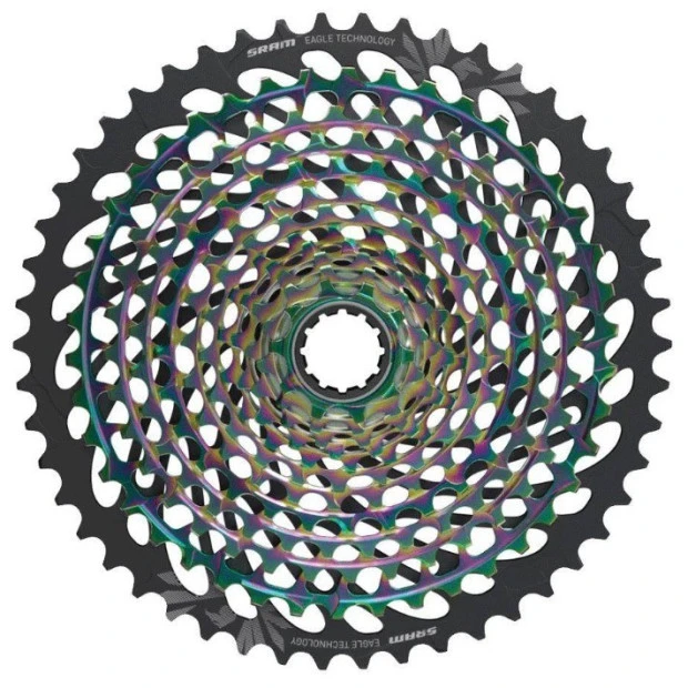 Cassette SRAM X01 Eagle XG-1299 (10-50) 12V Arc-en-Ciel 1 Cassette SRAM X01 Eagle XG-1299 (10-50) 12V Arc-en-Ciel