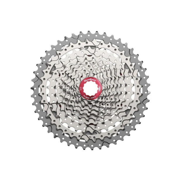 Cassette SunRace CSMX3 10 Vitesses - 11/46 - Argent 1 Cassette SunRace CSMX3 10 Vitesses - 11/46 - Argent