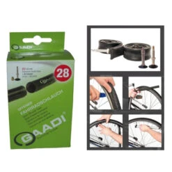 Chambre à Air Ouverte Gaadi 28' SV Presta - [40/47 - 622/635]