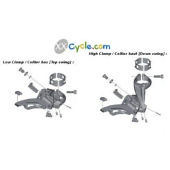 Dérailleur Avant Shimano Deore XT FD-M8000-L - Side Swing -Vélo Accessoires Soldes Boutique derailleur avant shimano deore xt fd m8000 l side swing 1