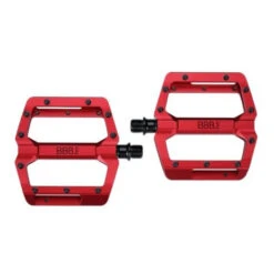 Pédales Plates VTT BBB Enigma Rouge -Vélo Accessoires Soldes Boutique pedales plates vtt bbb enigma rouge 1