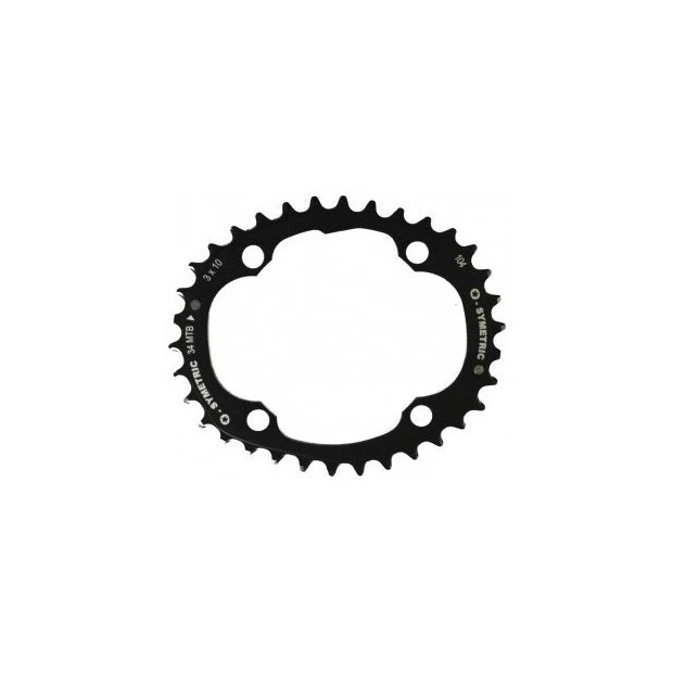 Plateau Intermédiaire VTT OSymetric Standard Triple 104mm 34 Dents Noir 1 Plateau Intermédiaire VTT OSymetric Standard Triple 104mm 34 Dents Noir