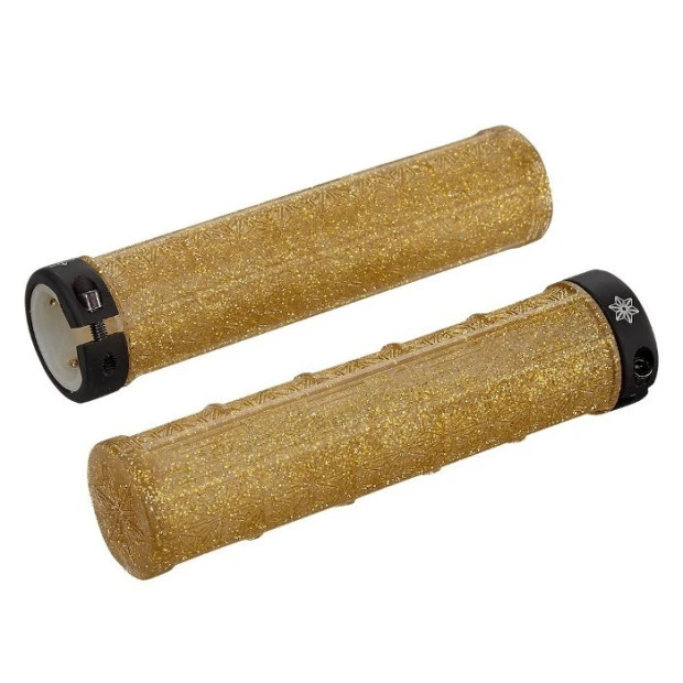 Poignées Supacaz Grizips Bling Lock-on - Or 1 Poignées Supacaz Grizips Bling Lock-on - Or