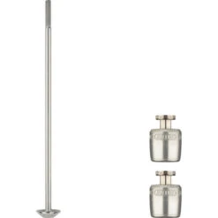 Set De Blocage De Roues Abus Nutfix M5 Argent - 135 Mm